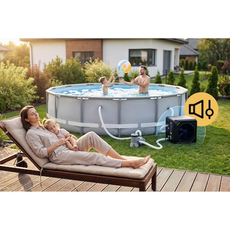 Pompa ciepła Humberg HM-910 do basenu podgrzewacz wody 5 kW oszczędny Eko