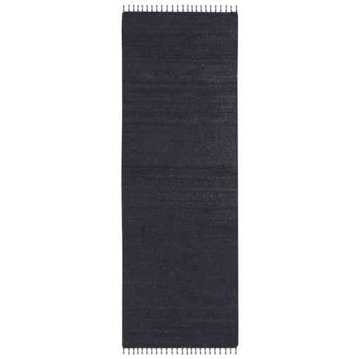 Dywan z juty 80 x 300 cm czarny SINANKOY