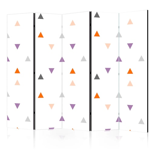 Parawan akustyczny Dla dzieci 225x172 cm 5-częściowy biały