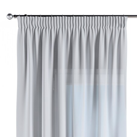 Zasłona na taśmie marszczącej 1 szt. 130x245 prześwitujący, złamana biel