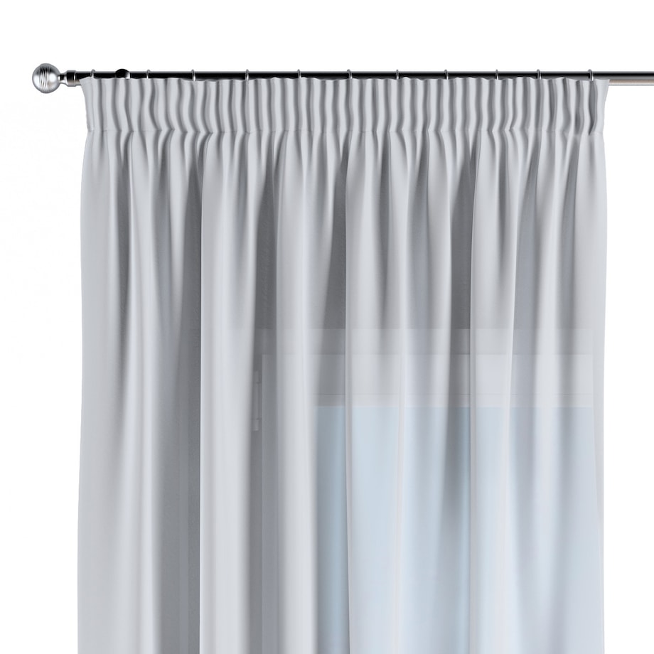 Zasłona na taśmie marszczącej 1 szt. 130x245 prześwitujący, złamana biel