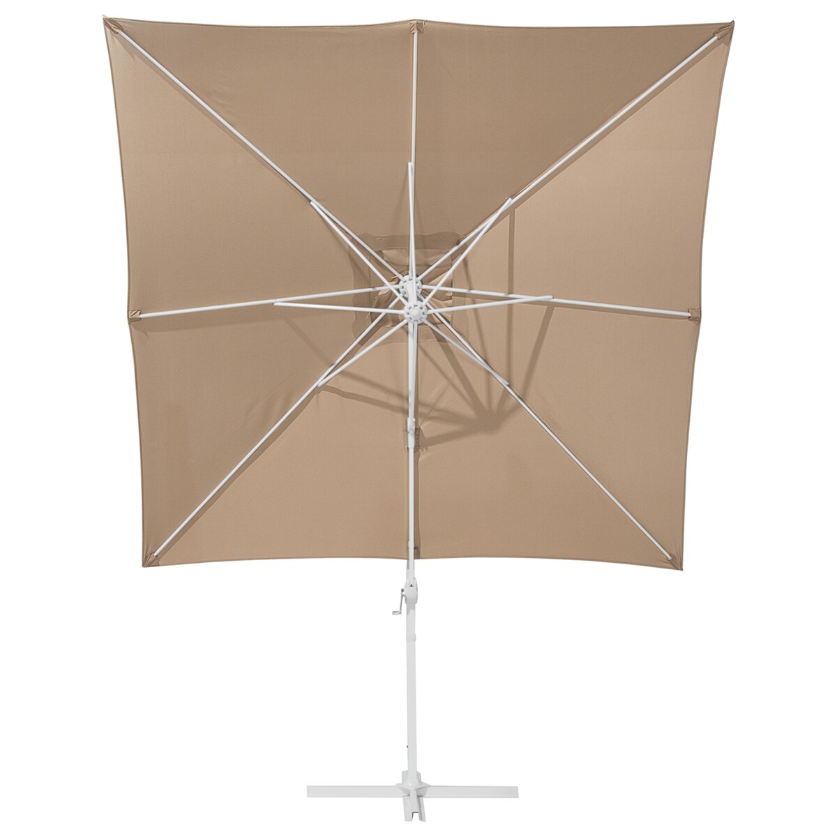Parasol ogrodowy na wysięgniku 250 cm MONZA Piaskowy