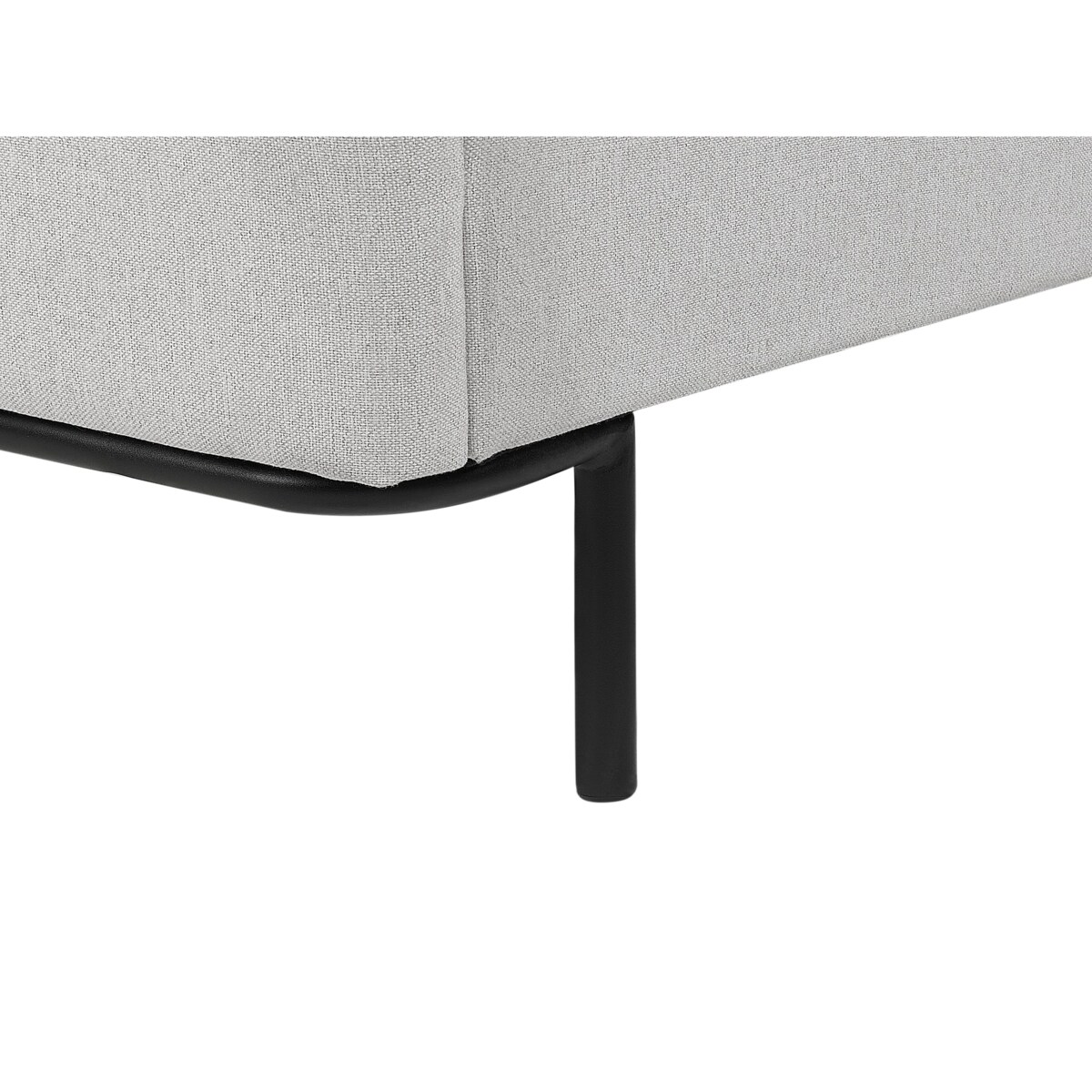 Łóżko tapicerowane 160 x 200 cm szare CORIO