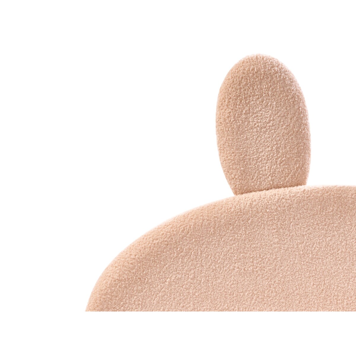 Łóżko Boucle PERROS 90 x 200 cm Beżowy