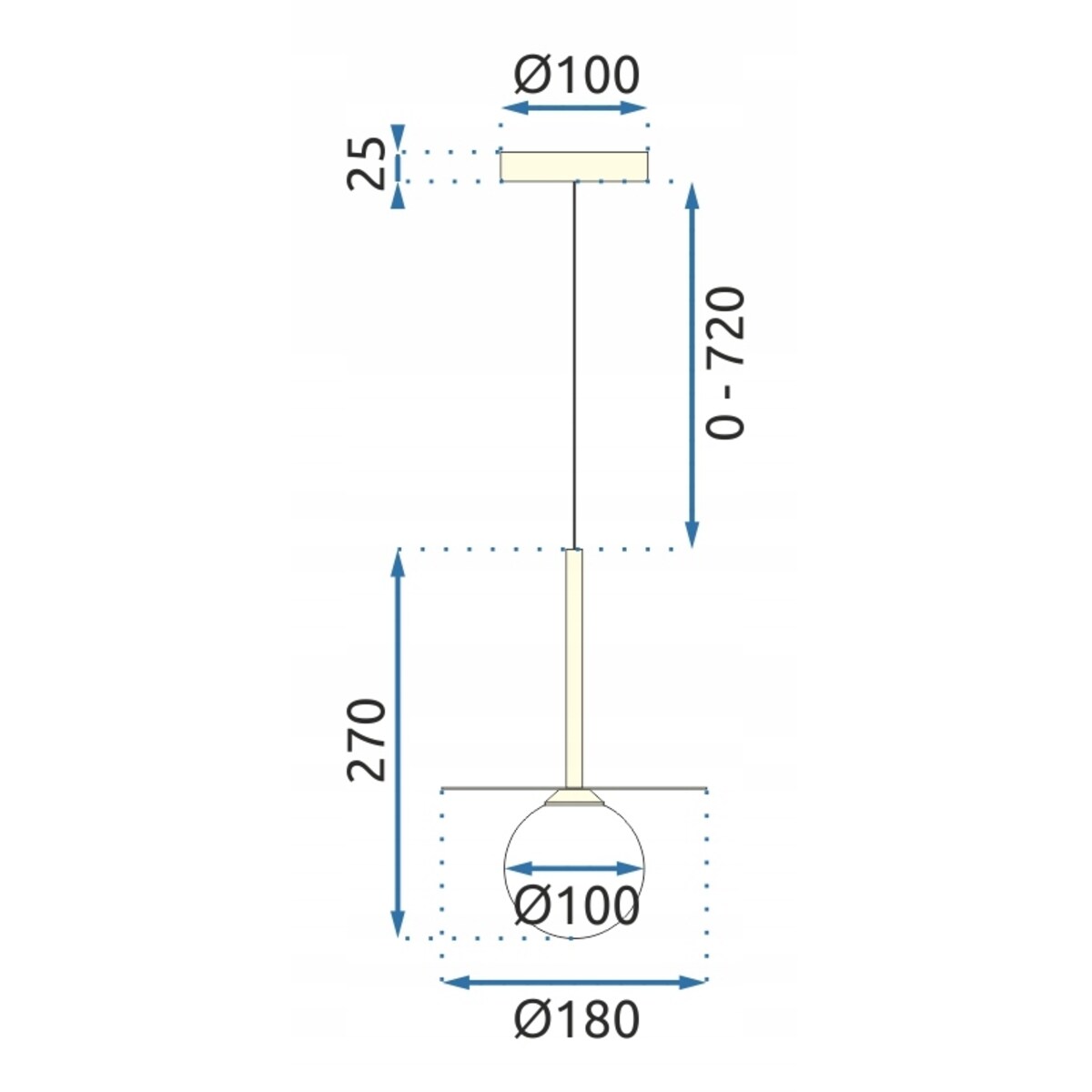 Lampa Wisząca Nowoczesna Złota Biały Szklany Klosz