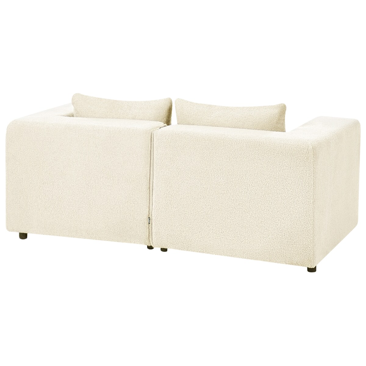 Sofa modułowa dla 2 osób AXEBO Boucle Złamana biel