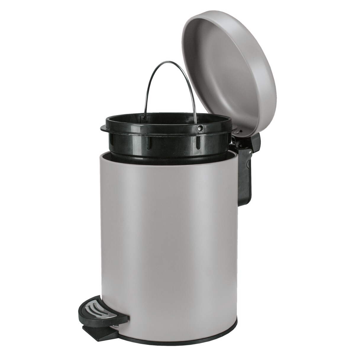 Kleine Wolke One Kosz łazienkowy 3L, metal szary mat