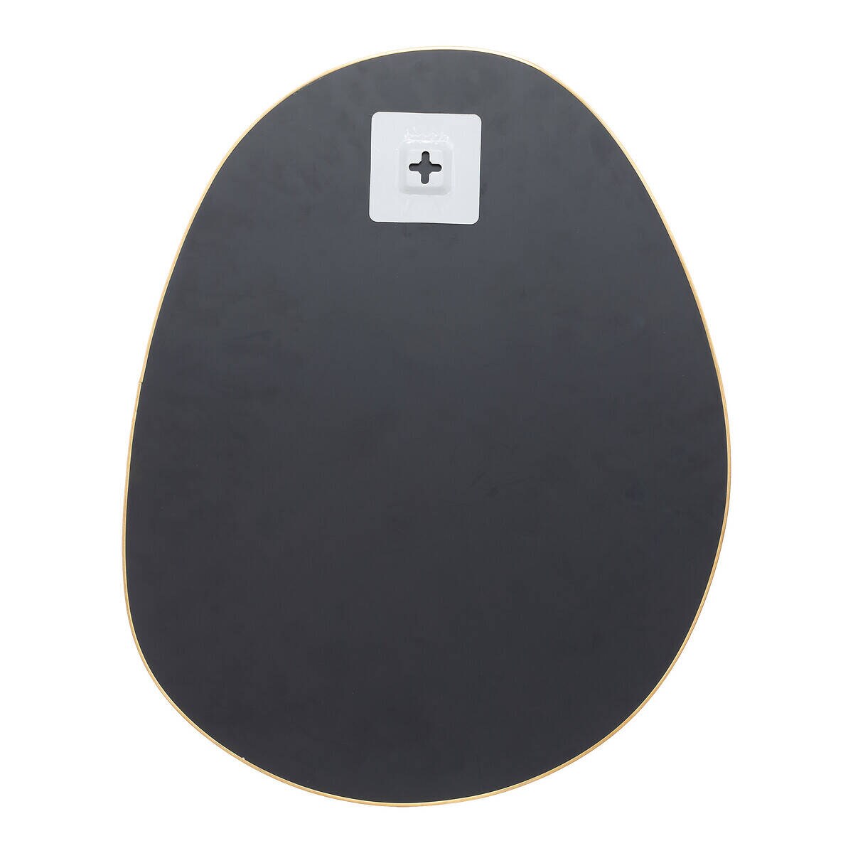 Lustra o nieregularnych kształtach LIDA, w złotych ramach, 3 sztuki