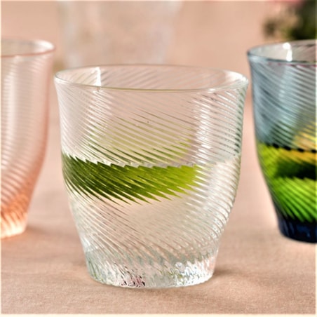 VILLA ITALIA Szklanka granatowa 250 ml TWIST