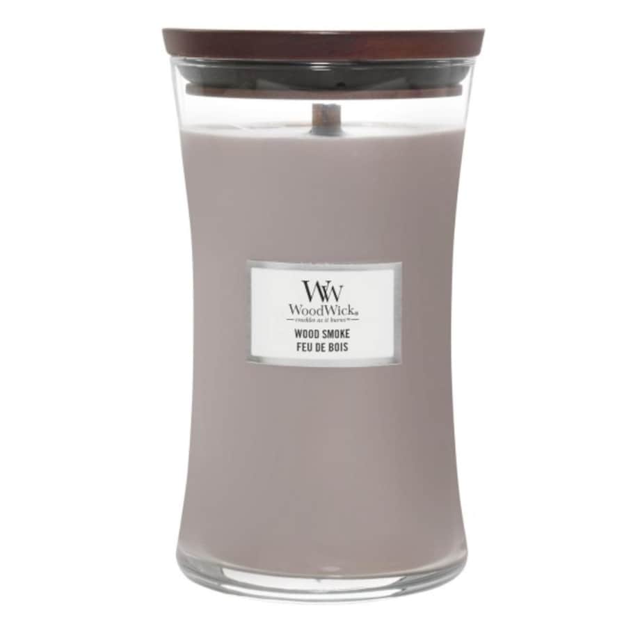 WoodWick świeca duża WOOD SMOKE