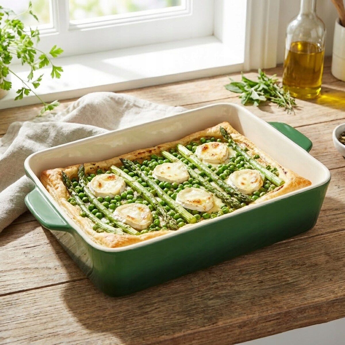 NACZYNIE ŻAROODPORNE DO PIEKARNIKA ZAPIEKANIA AIR FRYER CERAMICZNE DUŻE