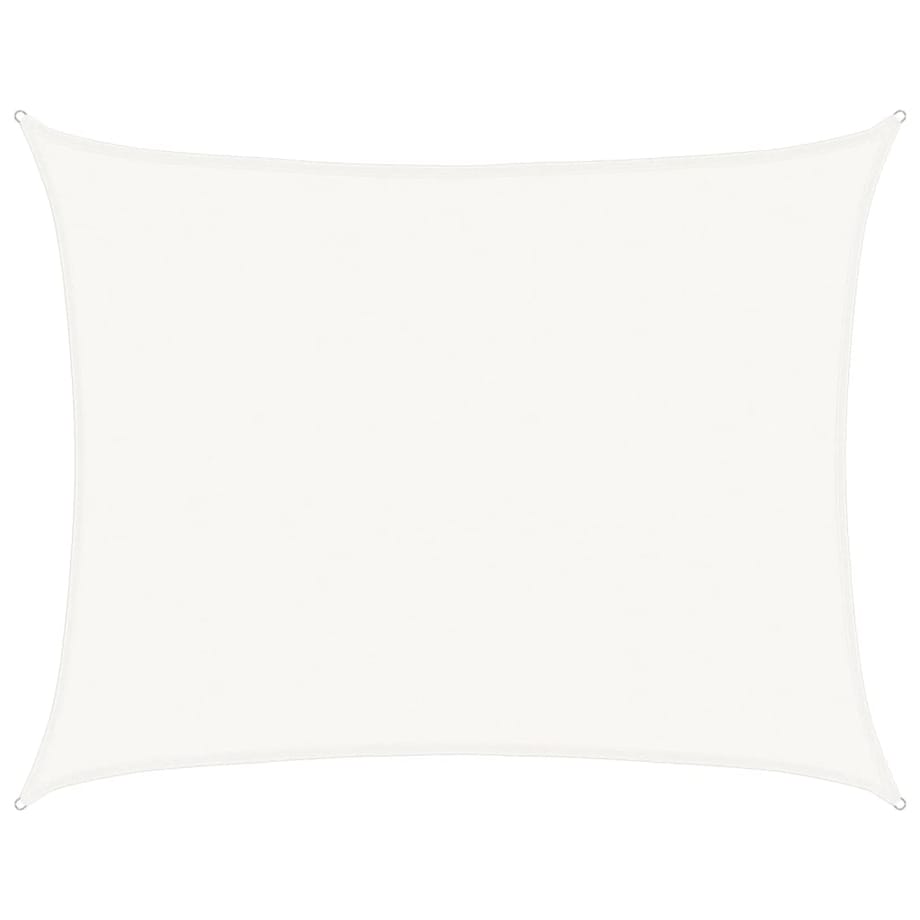vidaXL Żagiel przeciwsłoneczny, 160 g/m², biały, 6x7 m, HDPE