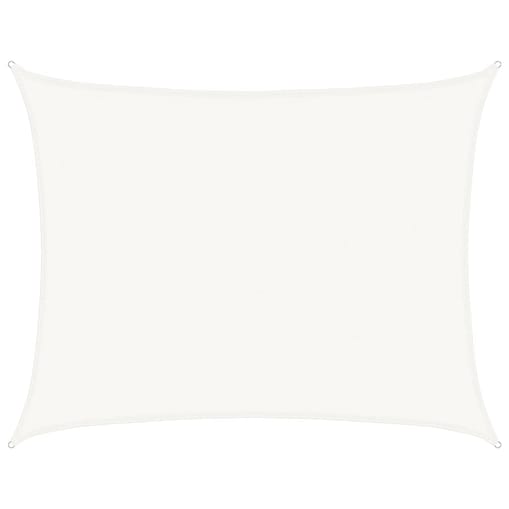 vidaXL Żagiel przeciwsłoneczny, 160 g/m², biały, 6x7 m, HDPE