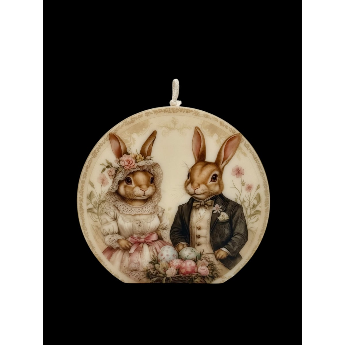 Świeca na Wielkanoc Zajączki wielkanocne