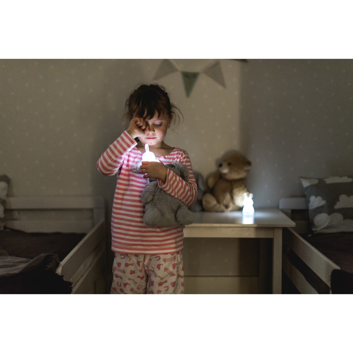 Zestaw 3 lampek nocnych LED - Ścieżka Światła OLALA - Króliczki