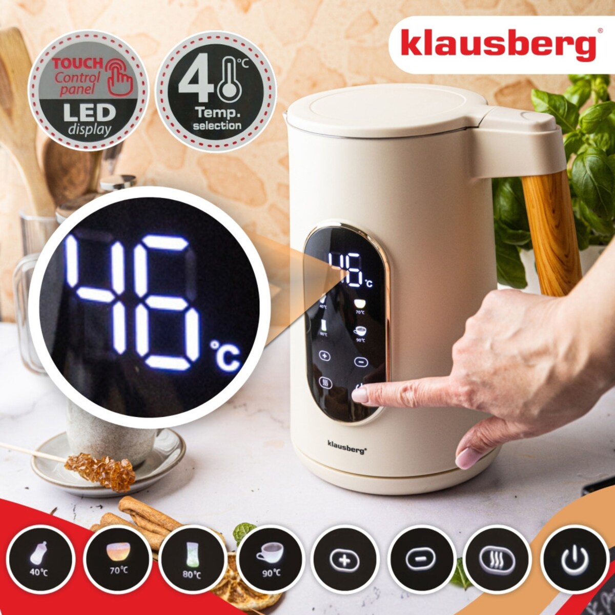 Klausberg czajnik elektryczny 66081