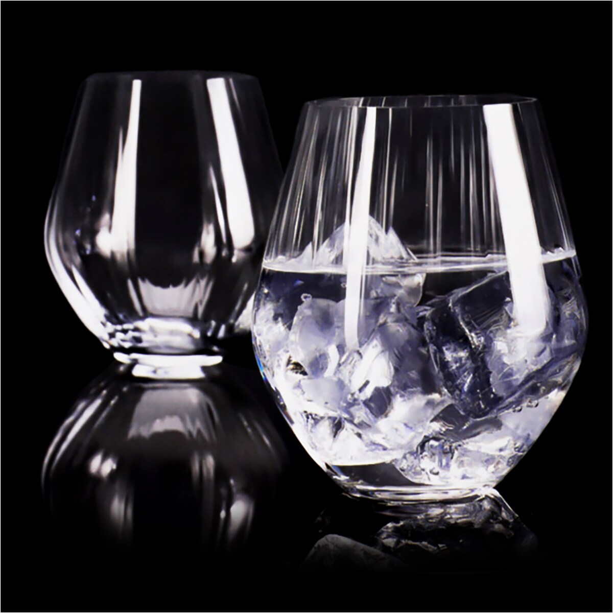 4X Szklanki Kryształowe Do Whisky Napojów Drinków Prezent 400 Ml Komplet Zestaw Szklanek