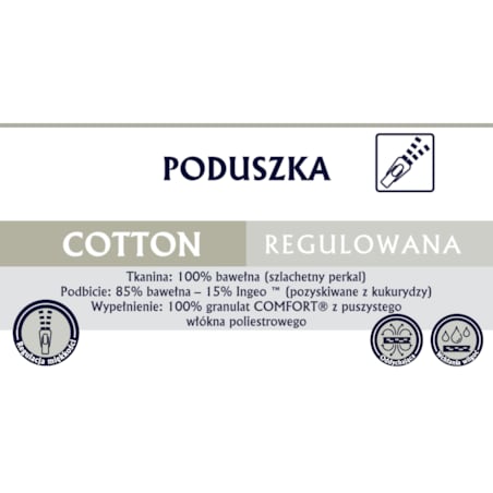 Poduszka regulowana 50x70 COTTON Senna Home
