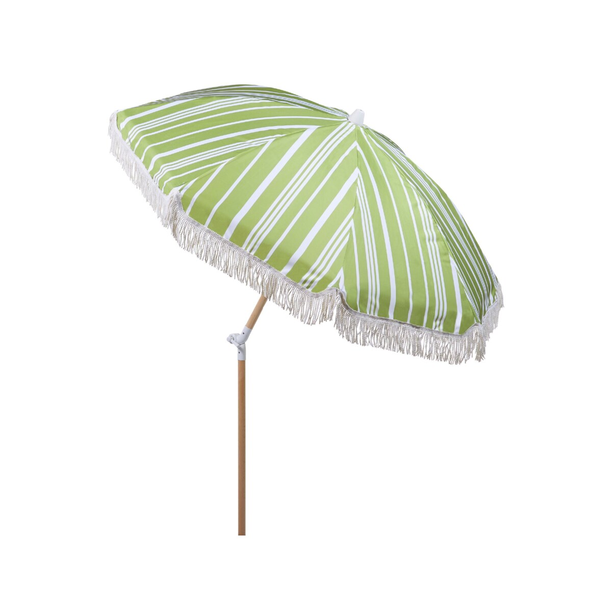 Parasol ogrodowy ⌀ 150 cm zielony z białym MONDELLO