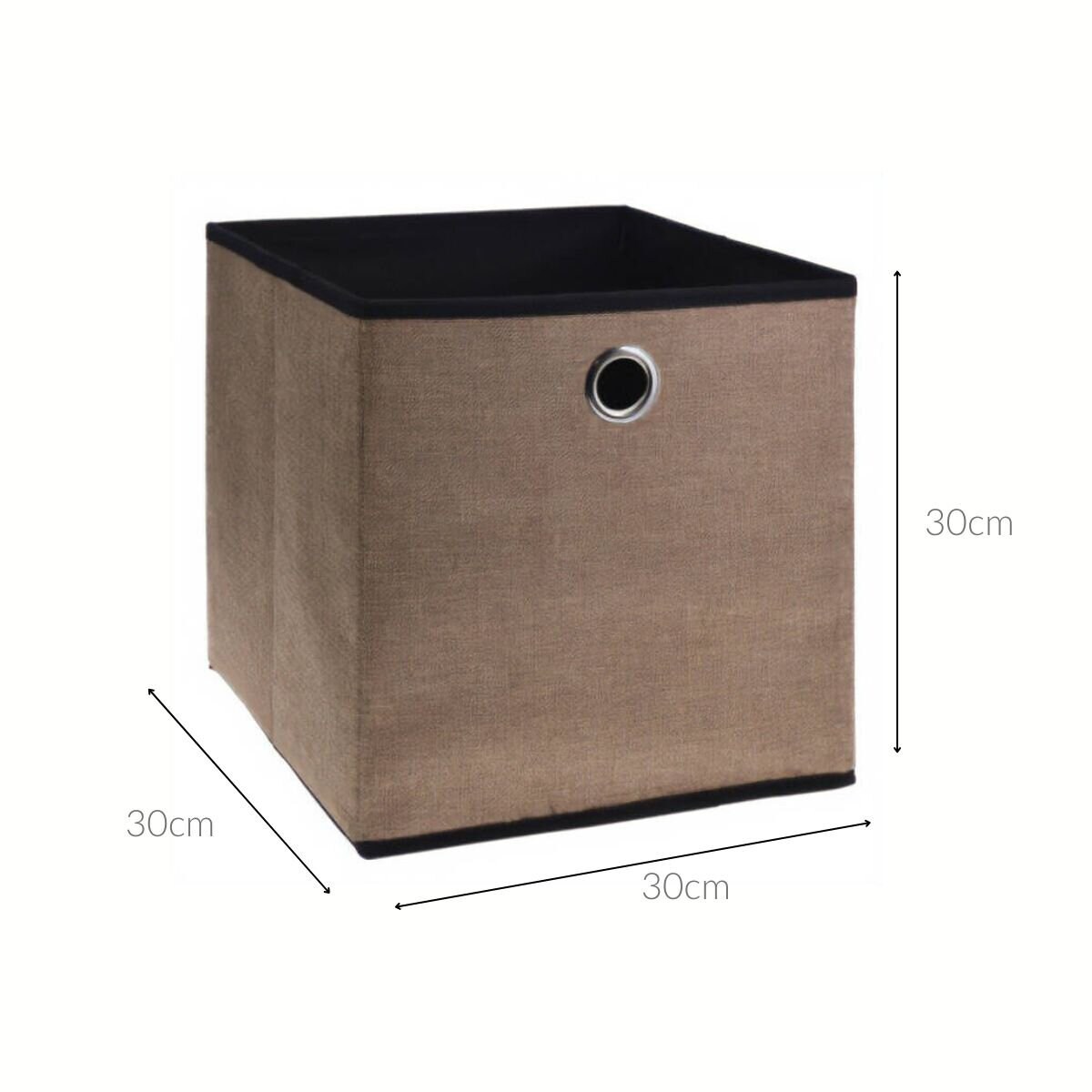 Pojemnik tekstylny do przechowywania NO-WOVEN, 30 x 30 x 30 cm
