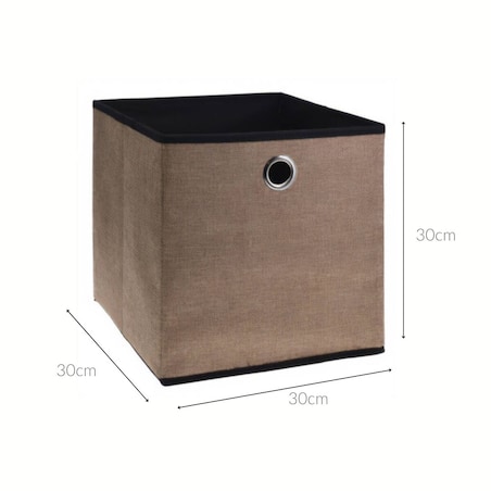 Pojemnik tekstylny do przechowywania NO-WOVEN, 30 x 30 x 30 cm