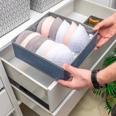 Organizer Do Szuflady Na Bieliznę Skarpetki 6 El.