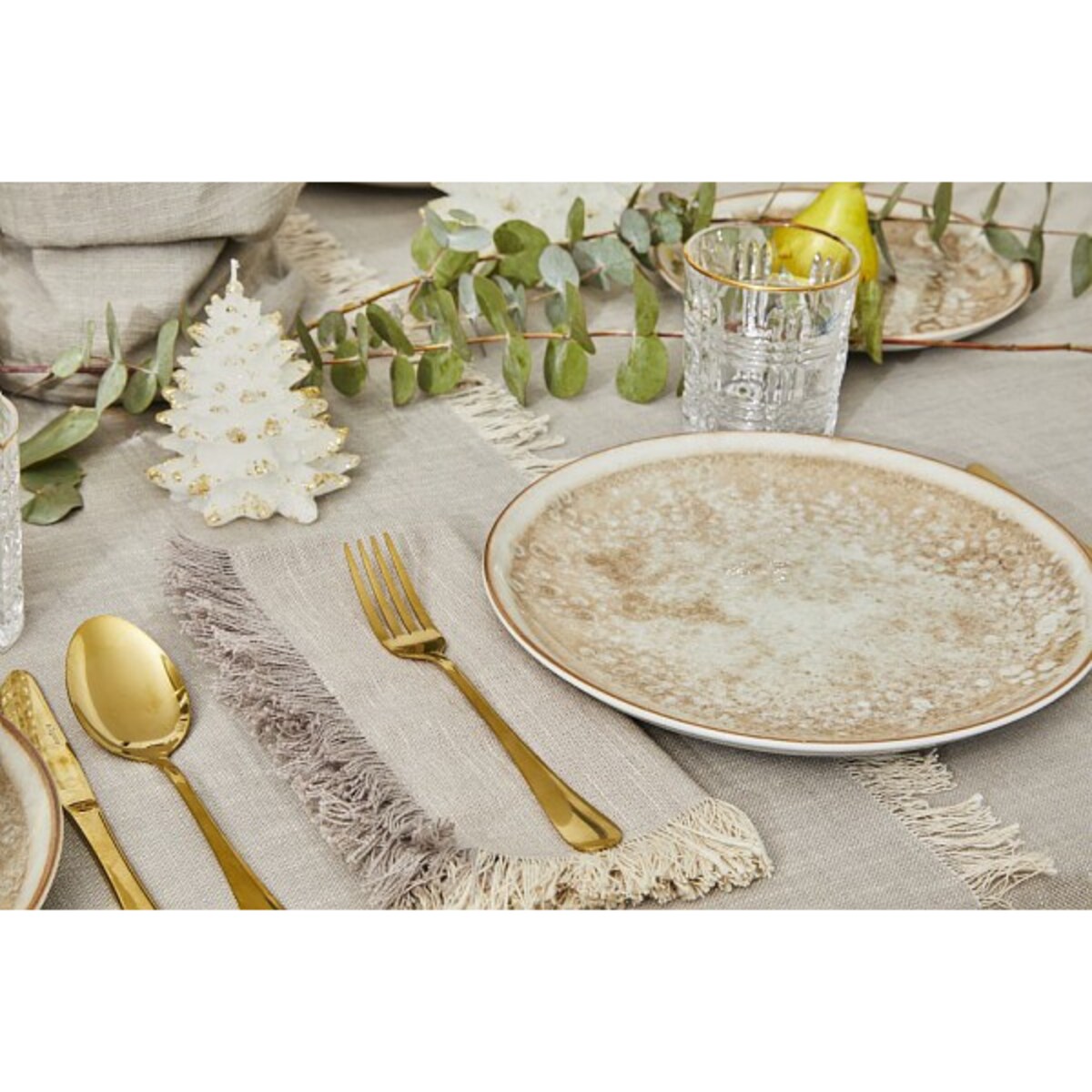 VOLTERRA TORTORA OBRUS 150 X 300 CM