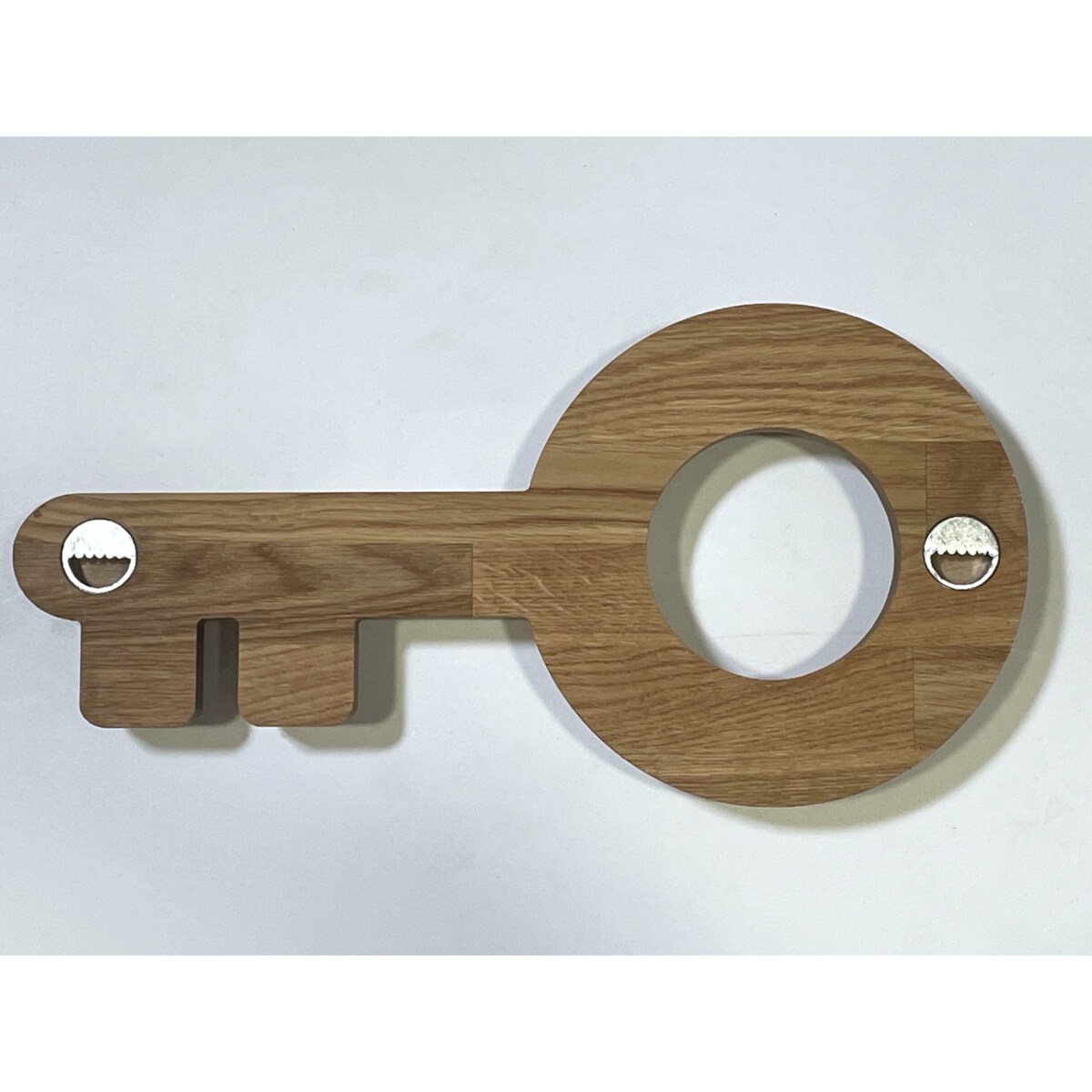 Drewniany wieszak na klucze Klucz Retro Dębowy
