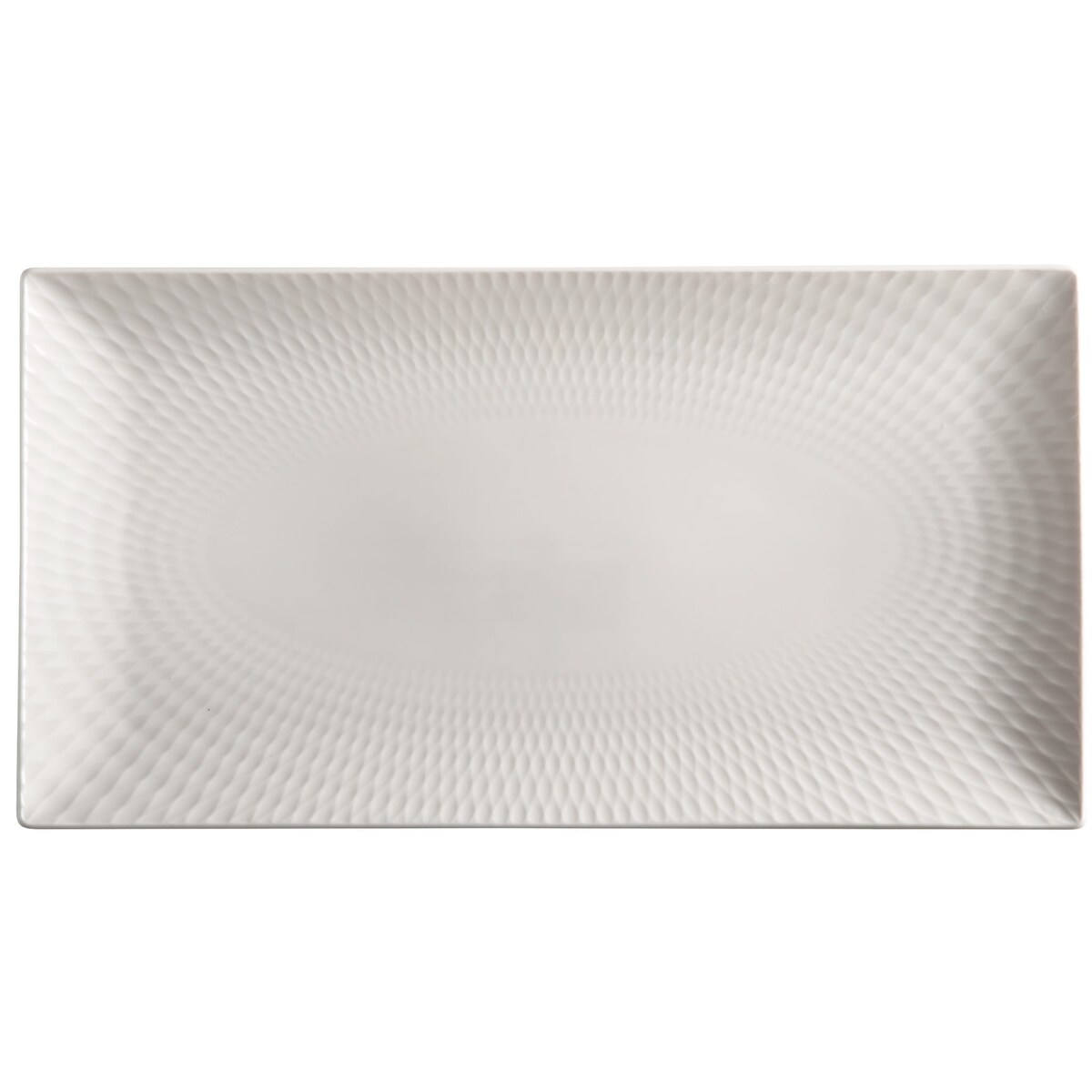 Półmisek Diamonds, biały, 35 x 19 cm