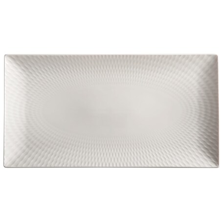 Półmisek Diamonds, biały, 35 x 19 cm