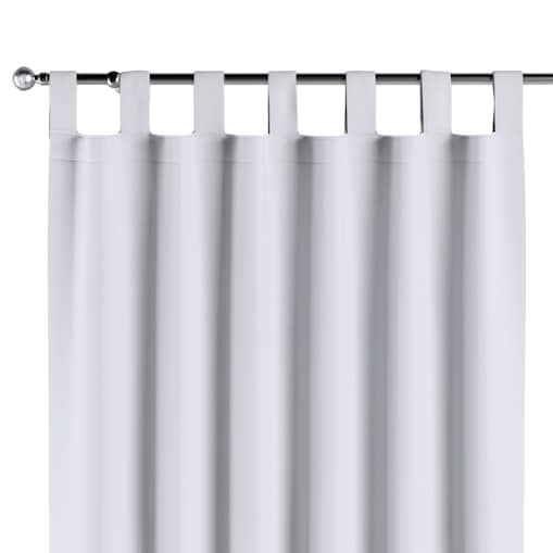 Zasłona na szelkach 1 szt. 130x245 stalowa biel