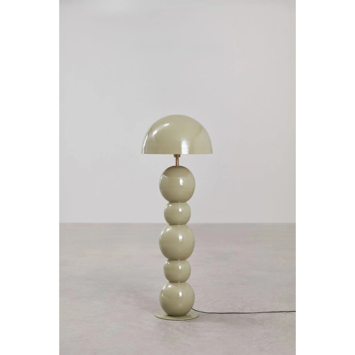 Lampa podłogowa metalowa, szałwiowa, Boulia, 115 cm