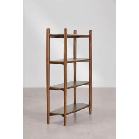 Regał z 4 półkami z drewna mango, 110x170 cm, Gina