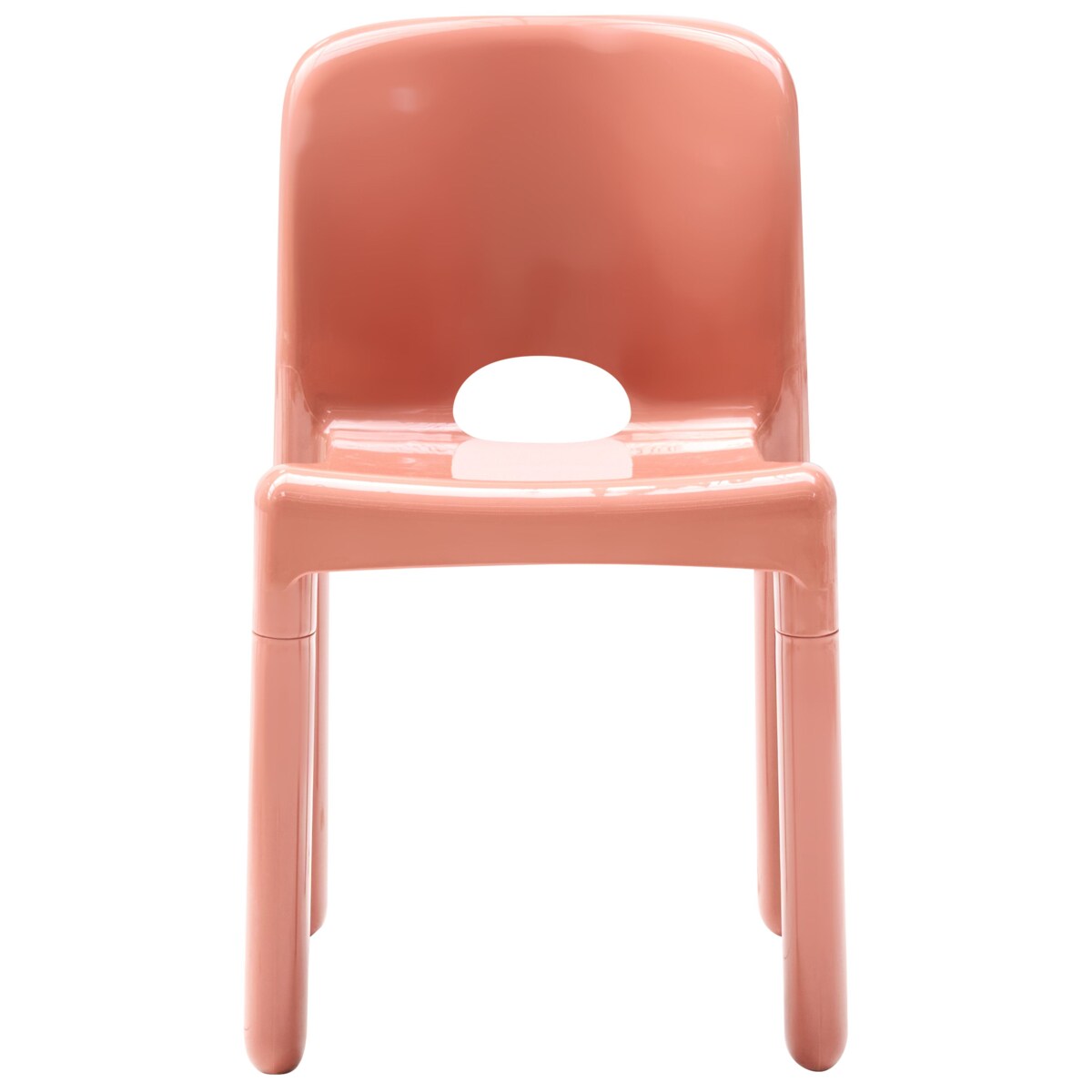 Zestaw 4 krzeseł ogrodowych BETIM Koralowy