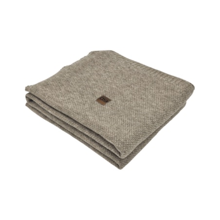 Koc dzianinowy 150x200 cm – MILANO TAUPE