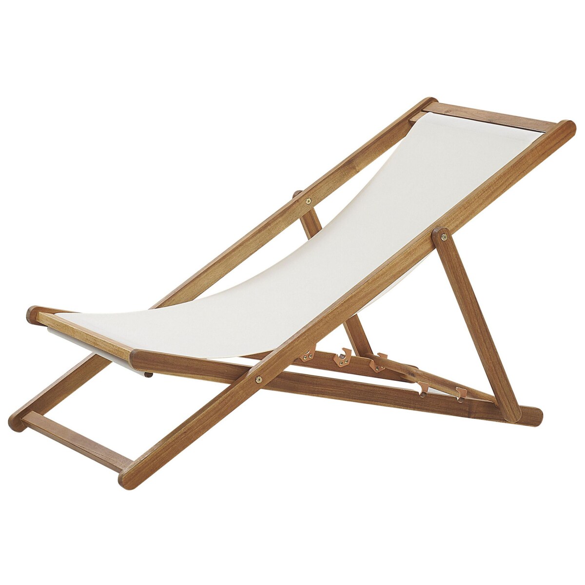 Leżak ogrodowy jasne drewno akacjowe ANZIO