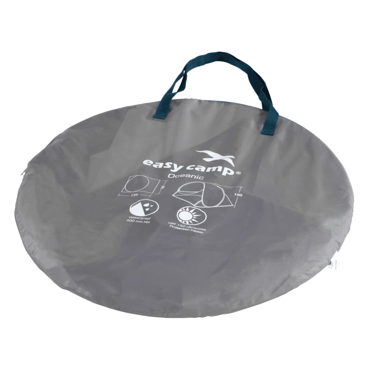 Easy Camp Namiot Oceanic typu pop-up, szaro-piaskowy