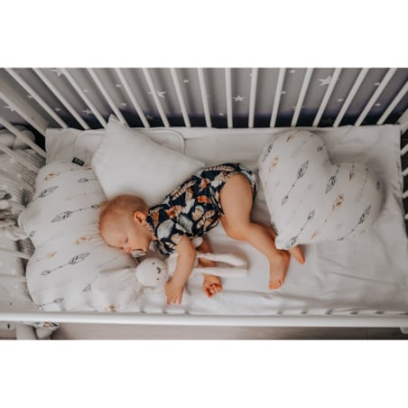 Poduszka Soft Cloud z minky, ecru-brązowy, 55x15x35cm, Magic Collection