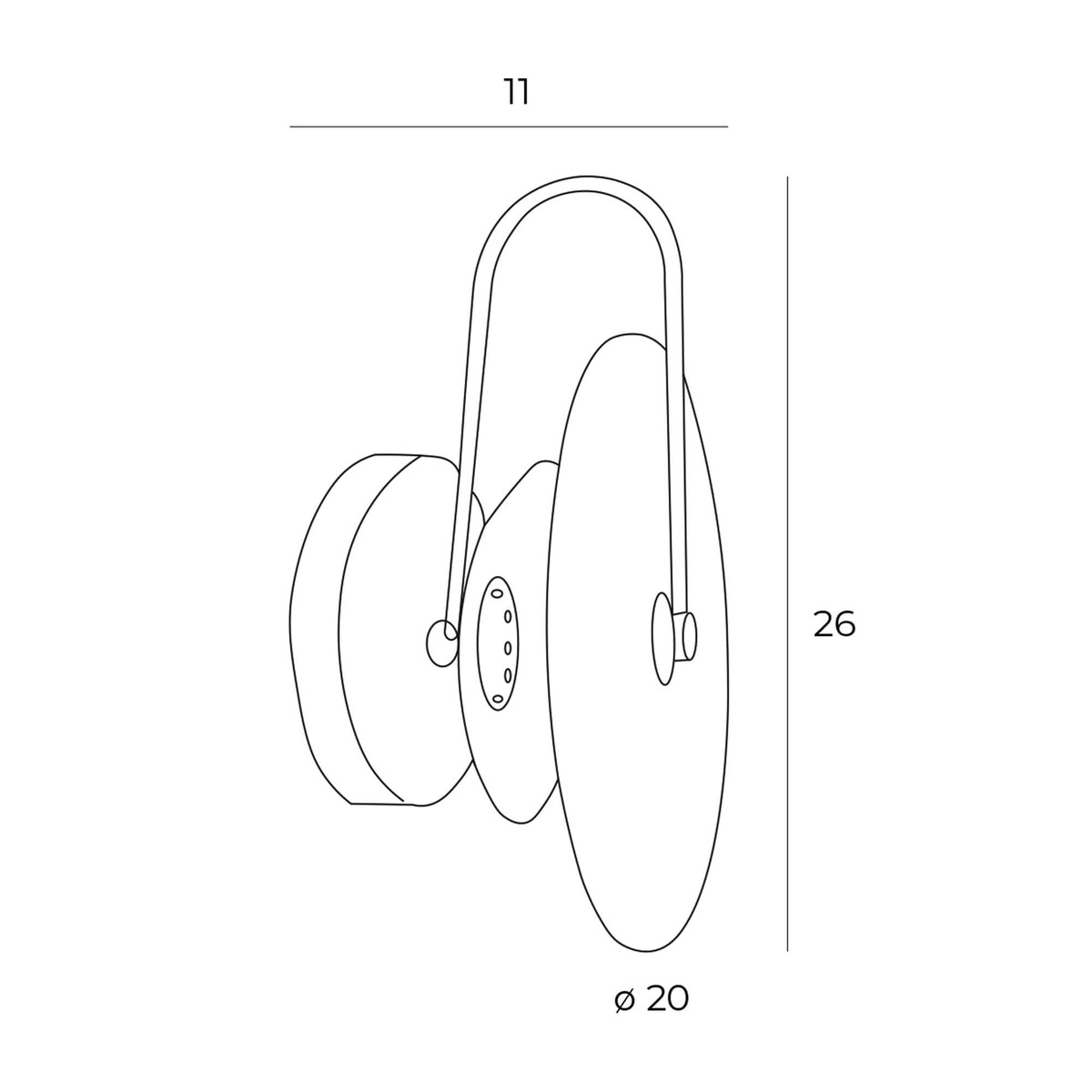 Ścienna lampa natynkowa Retro W0329 Maxlight LED 3W do pokoju biała czarna