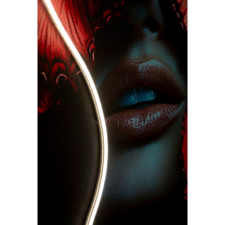 Obraz na płótnie Butterflies, kolor wielokolorowy, płótno i płyta MDF, 60 x 90 cm, LED, 3D, motyw: motyle, dekoracja ściany do salonu, Mauro Ferretti