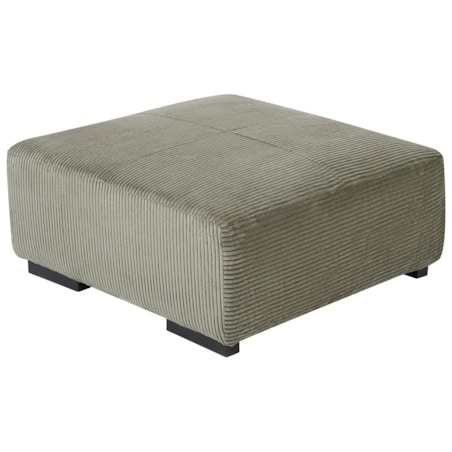 Sofa narożna z otomaną LUNGO Sztruks Zielony Lewostronny