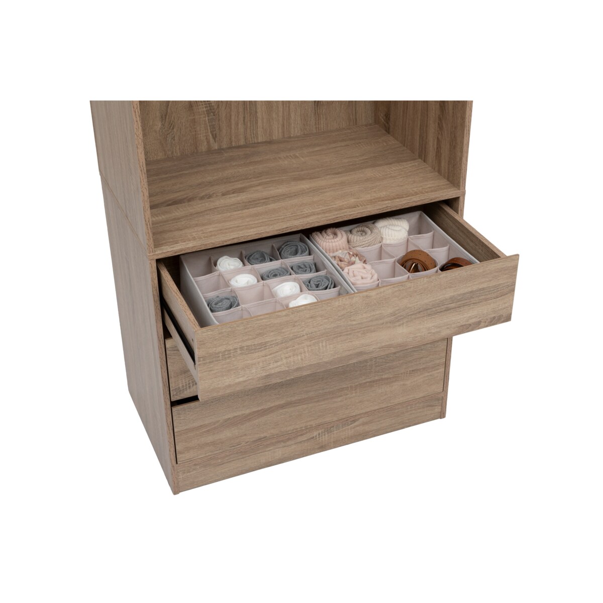 Organizer do szuflady DRESSY, 16 komór, 31 x 31 cm