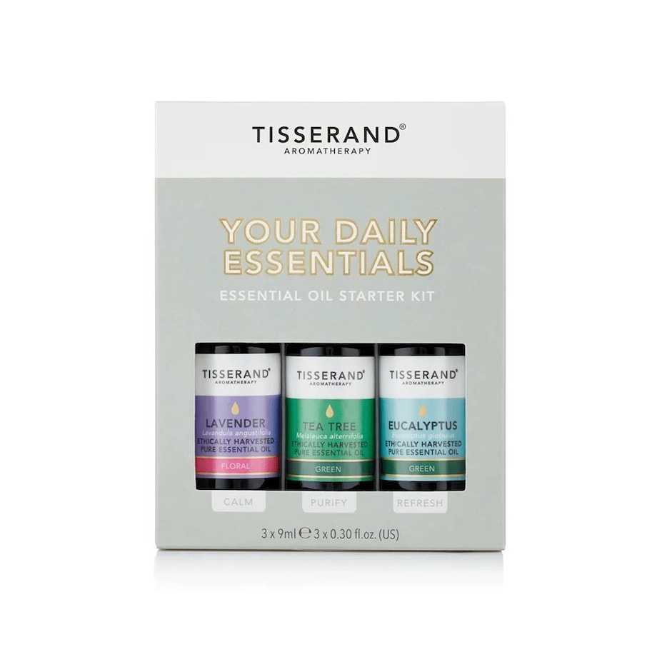 Tisserand Aromatherapy Your Daily Essentials Kit zestaw olejków eterycznych 100% (3 x 9 ml) 6510