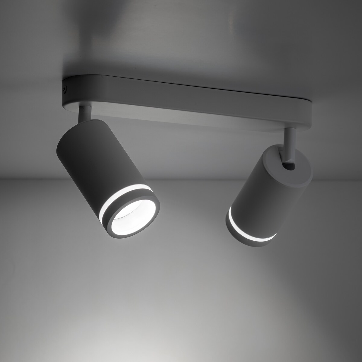 Lampa sufitowa reflektor spot JET WHITE 6913 TK Lighting biała 2xGU10 regulowana metalowa do salonu kuchni