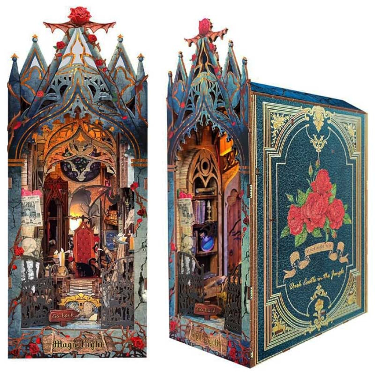 Miniaturowy domek Book Nook - Księżycowy zamek