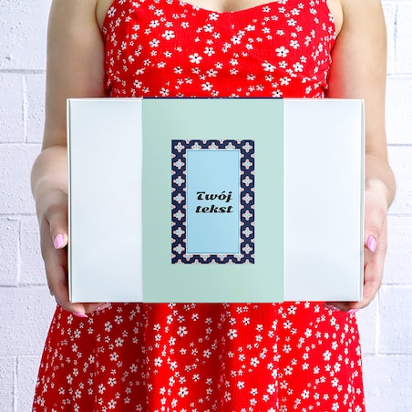 PERSONALIZOWANY ZESTAW PREZENTOWY Z WŁASNYM NADRUKIEM - BOX PREMIUM PREZENT UPOMINEK DLA TATY NA DZIEŃ OJCA URODZINY - KAWA HERBATA KUBEK ZAPARZACZ