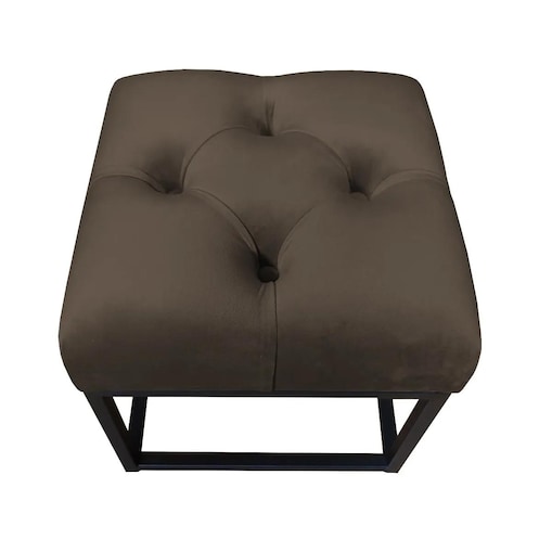 Pufa CHARLIE MG VELVET brązowa