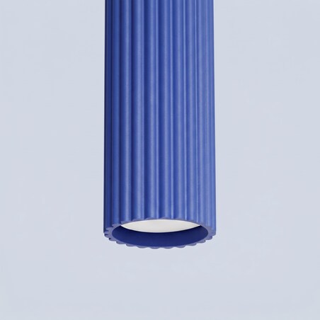 Lampa wisząca KARBON 1 ultramaryna