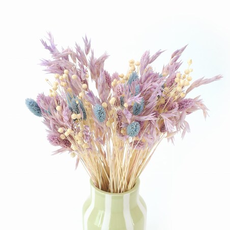 Bukiet suszonych kwiatów Blue&Violet