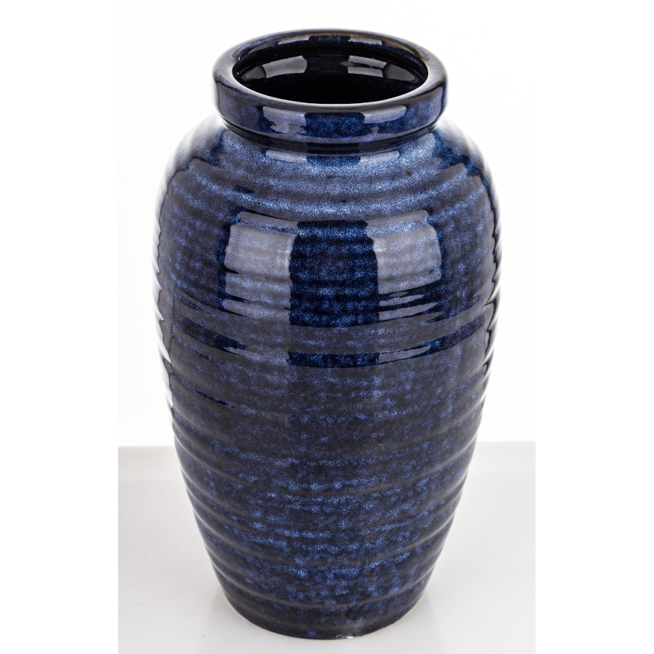 Wazon ceramiczny 31x17x17 cm MEEKE niebieski